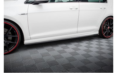 Side Skirts Diffusers V.3 Volkswagen Golf R / R-Line Mk7