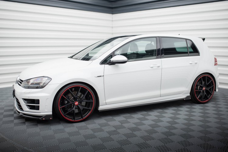 Πλευρικές Skirts Diffusers V.3 + Flaps Volkswagen Golf R / R-Line Mk7