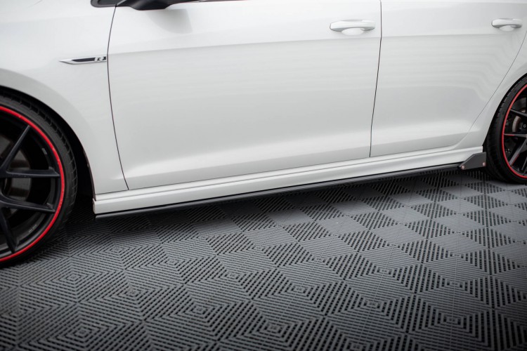 Πλευρικές Skirts Diffusers V.3 + Flaps Volkswagen Golf R / R-Line Mk7