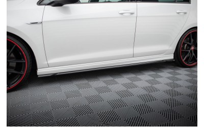 Side Skirts Diffusers V.4 Volkswagen Golf R / R-Line Mk7