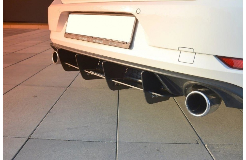 REAR DIFFUSER VW GOLF MK7 GTI FACELIFT
