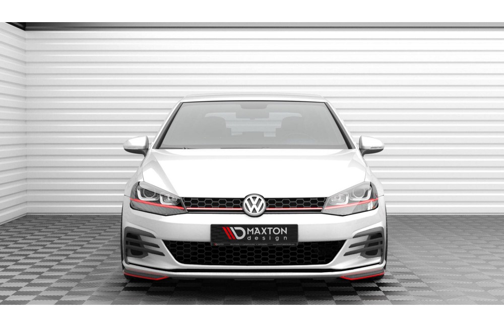 Front Side Splitters Volkswagen Golf GTI Mk7 Facelift - Gloss Black Front Side Splitters Volkswagen Golf GTI Mk7 Facelift - Gloss Black