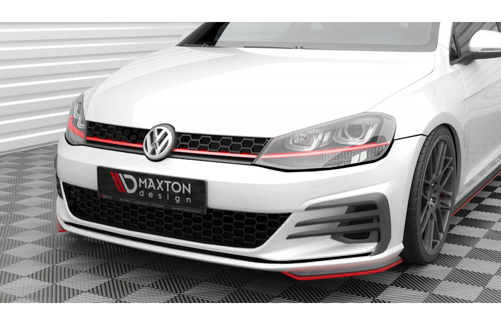 Front Side Splitters Volkswagen Golf GTI Mk7 Facelift - Gloss Black Front Side Splitters Volkswagen Golf GTI Mk7 Facelift - Gloss Black