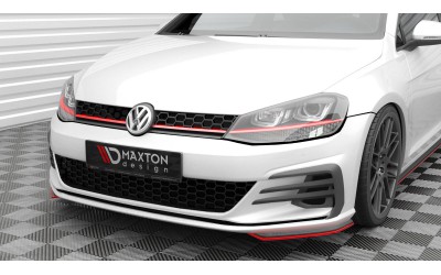 Front Side Splitters Volkswagen Golf GTI Mk7 Facelift - Gloss Black