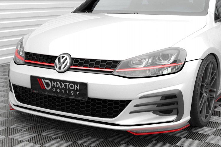 Μπροστινά Πλευρικά Splitters Volkswagen Golf GTI / GTD Mk7 Facelift