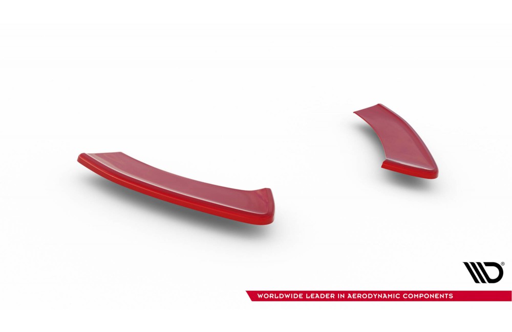 Rear Side Splitters V.2 Volkswagen Golf GTI Mk7 Facelift - Gloss Black