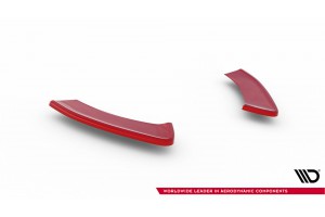 Rear Side Splitters V.2 Volkswagen Golf GTI Mk7 Facelift - Gloss Black