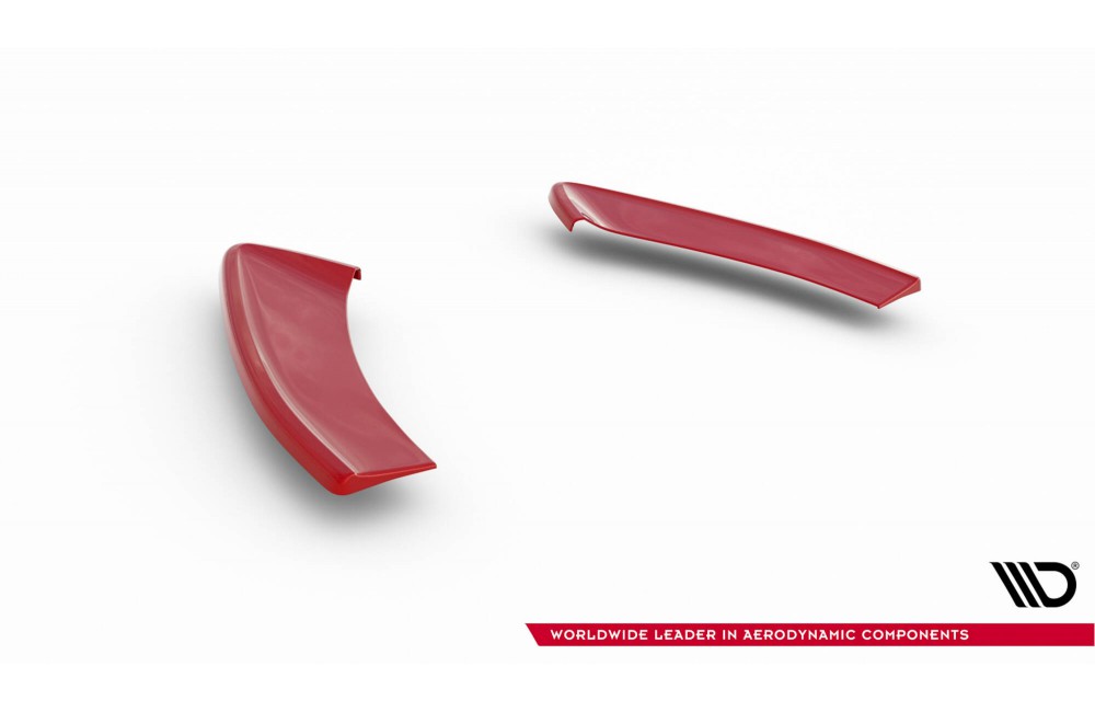 Rear Side Splitters V.2 Volkswagen Golf GTI Mk7 Facelift - Gloss Black