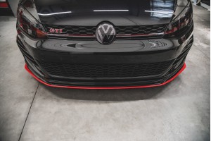 Front Splitter VW Golf 7 GTI TCR  - Gloss Black