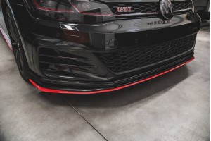 Front Splitter VW Golf 7 GTI TCR  - Gloss Black