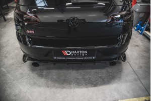 Rear Side Splitters VW Golf 7 GTI TCR - Gloss Black