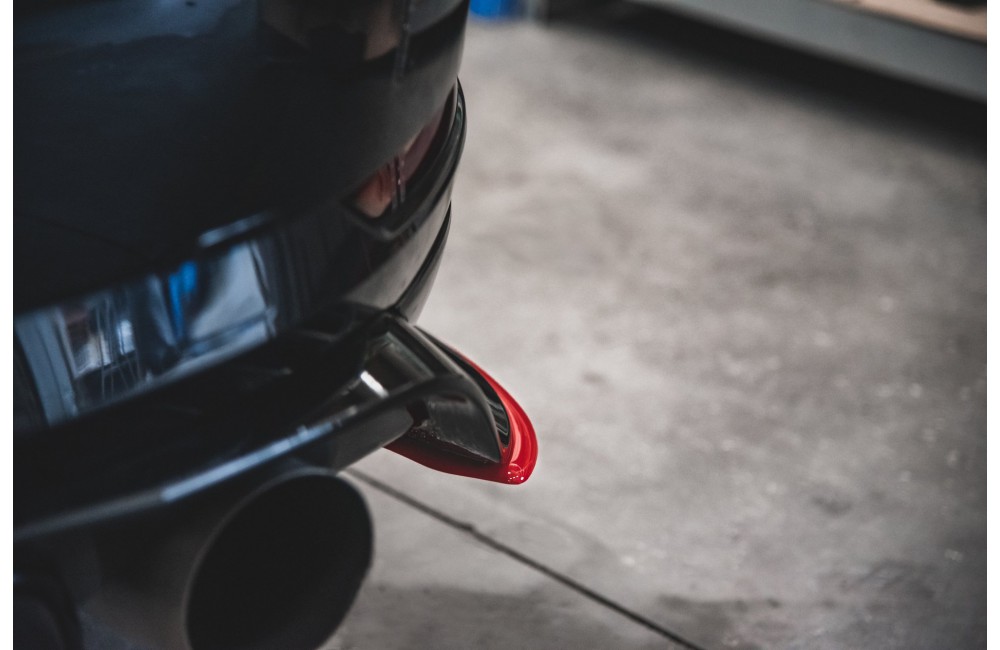 Rear Side Splitters VW Golf 7 GTI TCR - Gloss Black