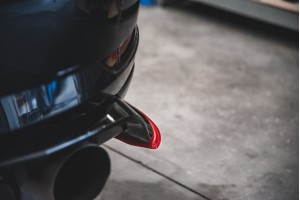 Rear Side Splitters VW Golf 7 GTI TCR - Gloss Black