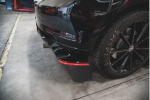 Rear Side Splitters VW Golf 7 GTI TCR - Gloss Black