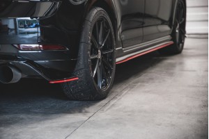 Rear Side Splitters VW Golf 7 GTI TCR - Gloss Black
