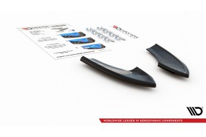 Rear Side Splitters VW Golf 7 GTI TCR - Gloss Black