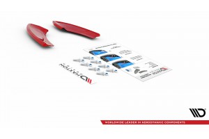 Rear Side Splitters VW Golf 7 GTI TCR - Gloss Black
