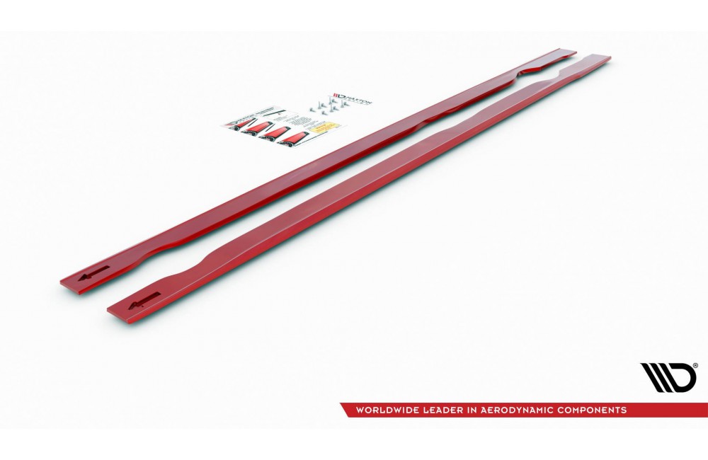 Side Skirts Diffusers VW Golf 7 GTI TCR - Gloss Black Side Skirts Diffusers VW Golf 7 GTI TCR - Gloss Black