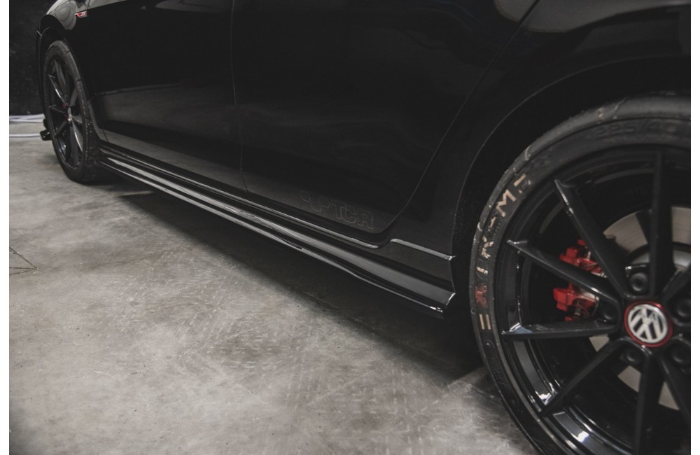 Side Skirts Diffusers VW Golf 7 GTI TCR - Gloss Black Side Skirts Diffusers VW Golf 7 GTI TCR - Gloss Black