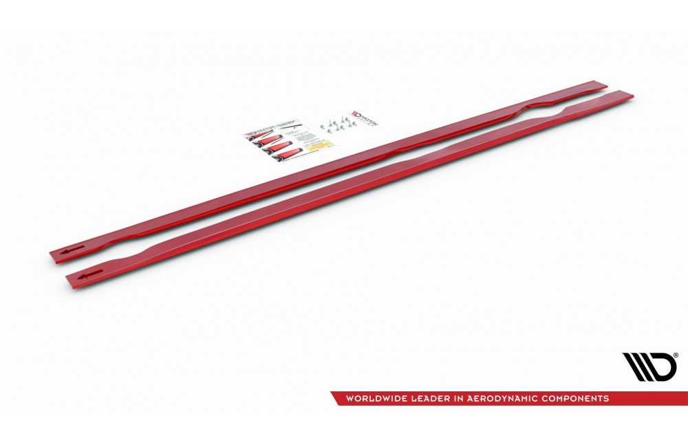 Side Skirts Diffusers VW Golf 7 GTI TCR - Gloss Black Side Skirts Diffusers VW Golf 7 GTI TCR - Gloss Black
