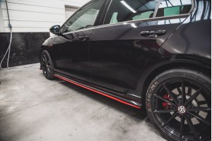 Side Skirts Diffusers VW Golf 7 GTI TCR - Gloss Black Side Skirts Diffusers VW Golf 7 GTI TCR - Gloss Black