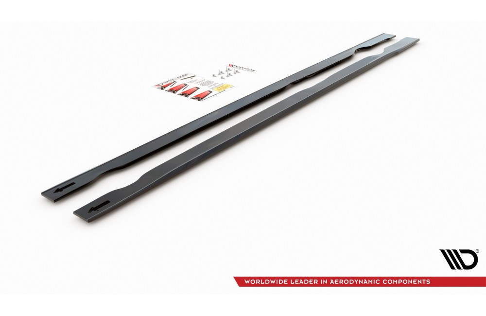 Side Skirts Diffusers VW Golf 7 GTI TCR - Gloss Black Side Skirts Diffusers VW Golf 7 GTI TCR - Gloss Black