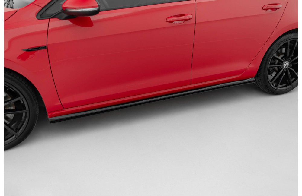 Racing Side Skirts Diffusers VW Golf 7 R / R-Line Facelift