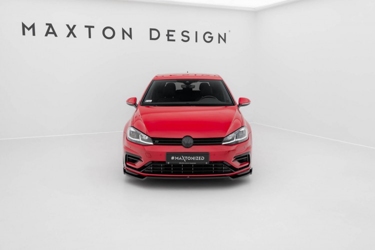 Πρόσθιο Splitter V.2 Volkswagen Golf R \/ R-Line Mk7 Facelift