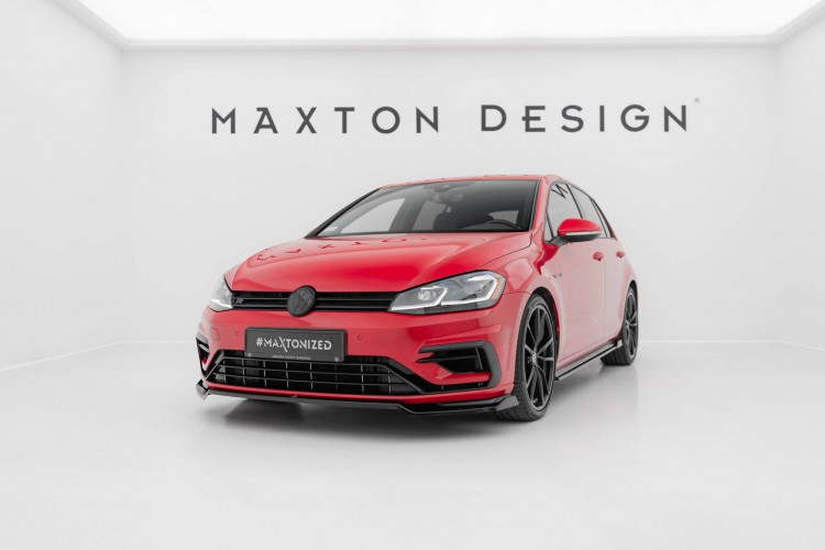 Πρόσθιο Splitter V.2 Volkswagen Golf R \/ R-Line Mk7 Facelift