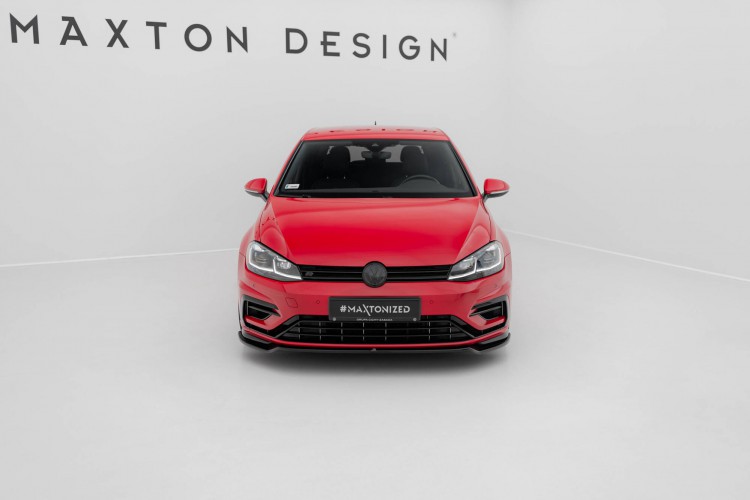 Front Splitter V.3 Volkswagen Golf R \/ R-Line Mk7 Facelift