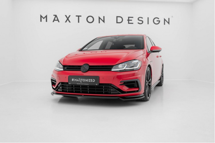 Front Splitter V.3 Volkswagen Golf R \/ R-Line Mk7 Facelift