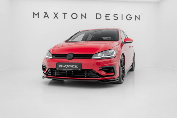 Front Splitter V.3 Volkswagen Golf R \/ R-Line Mk7 Facelift