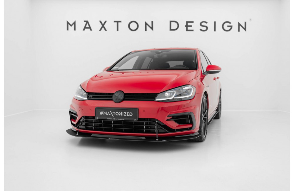 Hybrid Front Racing Splitter VW Golf 7 R / R-Line Facelift
