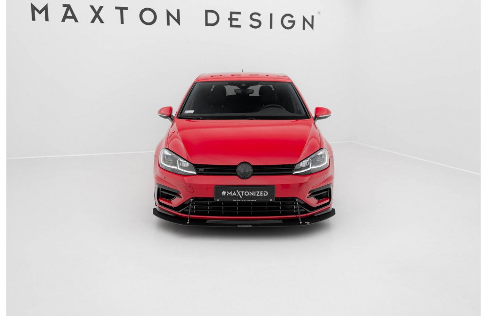 Hybrid Front Racing Splitter VW Golf 7 R / R-Line Facelift