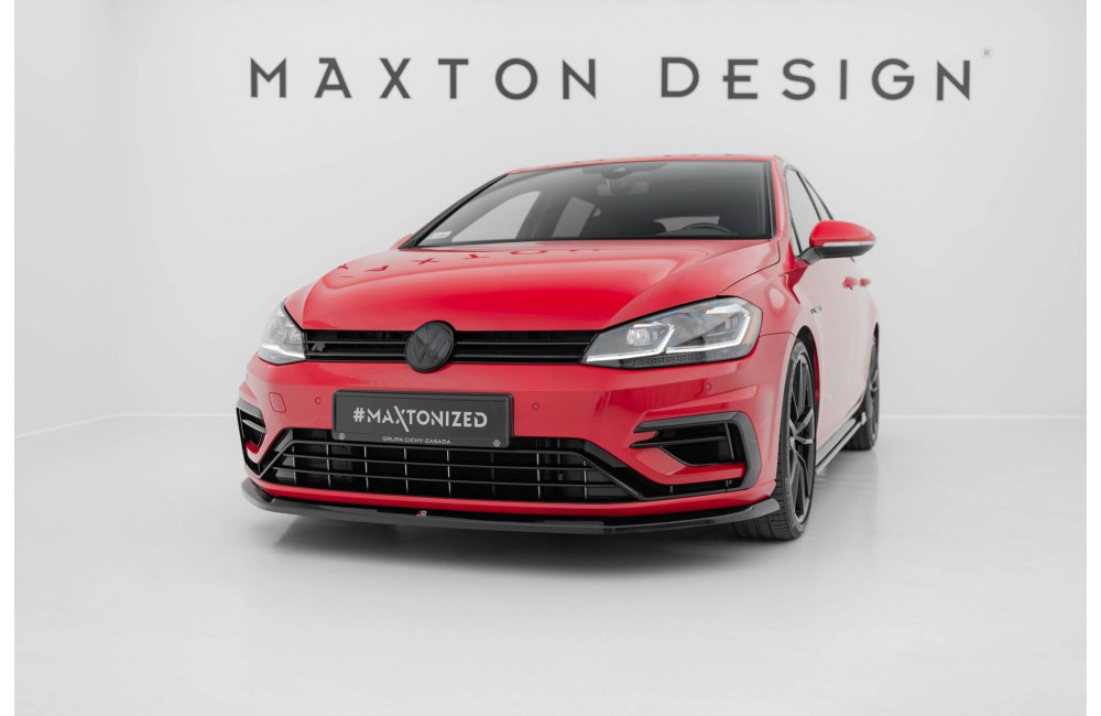 Front Splitter V.6 Volkswagen Golf R / R-Line Mk7 Facelift