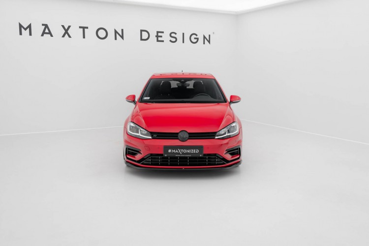 Front Splitter V.7 Volkswagen Golf R \/ R-Line Mk7 Facelift