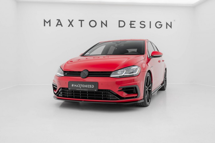 Front Splitter V.7 Volkswagen Golf R \/ R-Line Mk7 Facelift