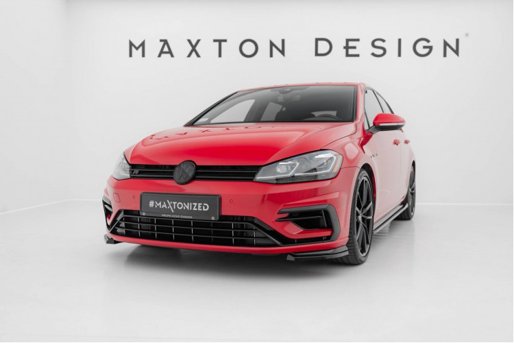 Μπροστινές Πλευρικές Splitters Volkswagen Golf R \/ R-Line Mk7 Facelift