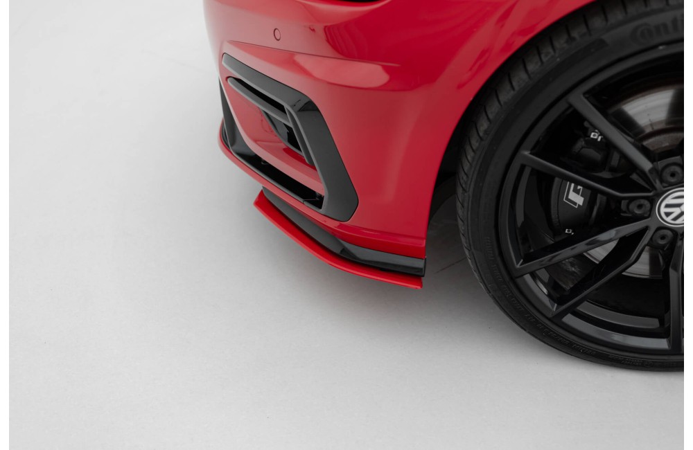Front Side Splitters Volkswagen Golf R / R-Line Mk7 Facelift