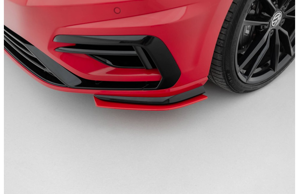 Front Side Splitters Volkswagen Golf R / R-Line Mk7 Facelift