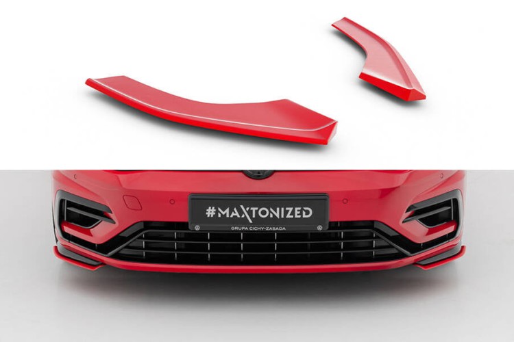 Front Side Splitters Volkswagen Golf R / R-Line Mk7 Facelift