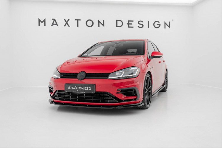 Πρόσθιο Splitter V.9 Volkswagen Golf R \/ R-Line Mk7 Facelift