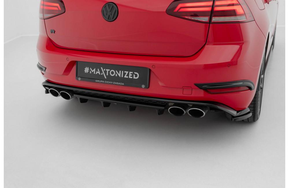 Rear Splitter Volkswagen Golf R Hatchback Mk7 Facelift