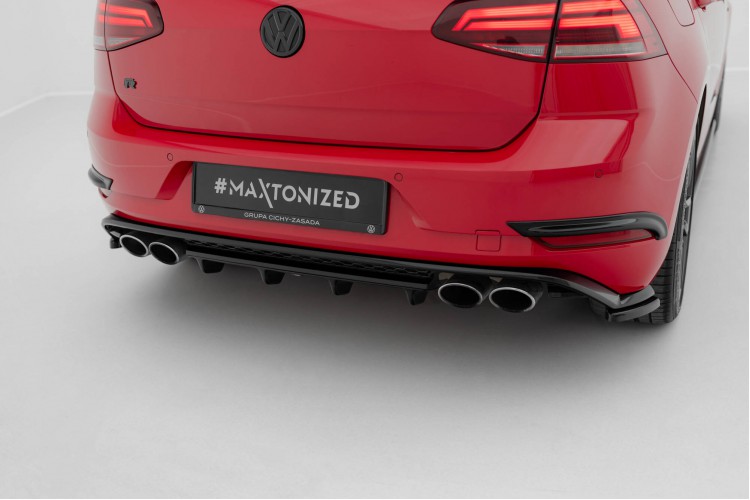 Πίσω Splitter Volkswagen Golf R Hatchback Mk7 Facelift
