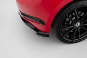 Rear Side Splitters Volkswagen Golf Hatchback R / R-Line Mk7 Facelift - Gloss Black