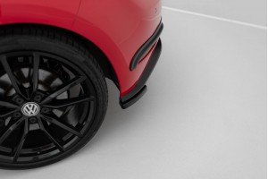 Rear Side Splitters Volkswagen Golf Hatchback R / R-Line Mk7 Facelift - Gloss Black