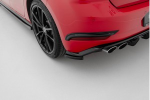 Rear Side Splitters Volkswagen Golf Hatchback R / R-Line Mk7 Facelift - Gloss Black