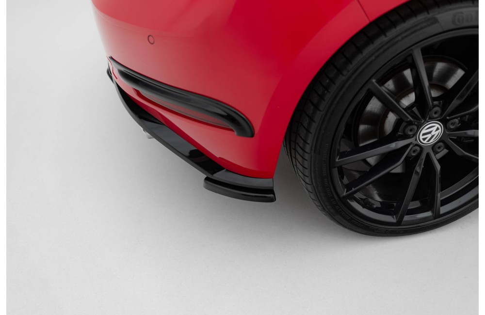Rear Side Splitters Volkswagen Golf Hatchback R / R-Line Mk7 Facelift