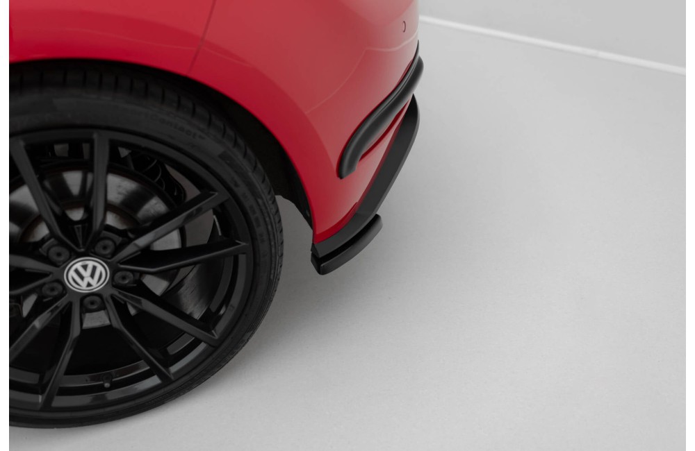 Rear Side Splitters Volkswagen Golf Hatchback R / R-Line Mk7 Facelift