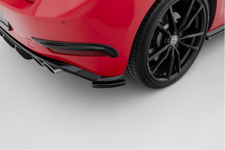 Πίσω Πλευρικοί Splitters Volkswagen Golf Hatchback R / R-Line Mk7 Facelift